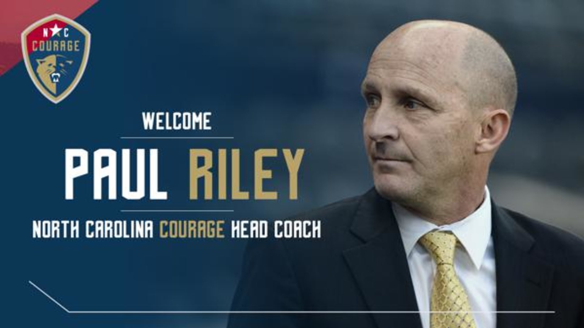 NORTH CAROLINA COURAGE ANNOUNCES PAUL RILEY AS FIRST EVER HEAD COACH ...